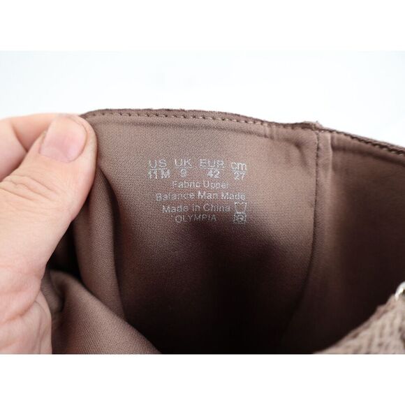 BZees Women's Olympia Knee High Boot Stretch Fabric Size 11 Tan Beige Zip Up - Picture 9 of 10